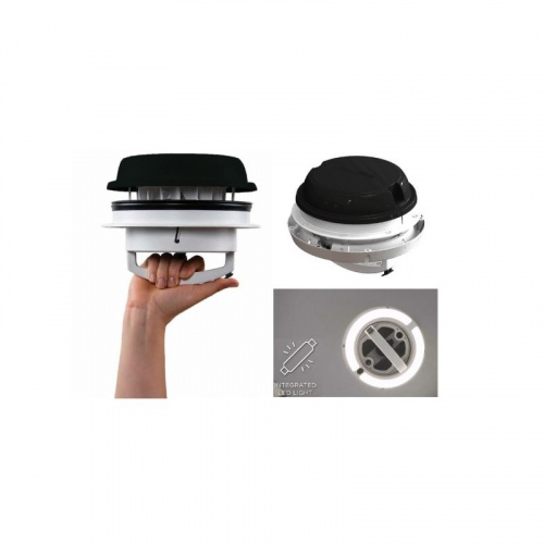 MaxxFan Dome s LED