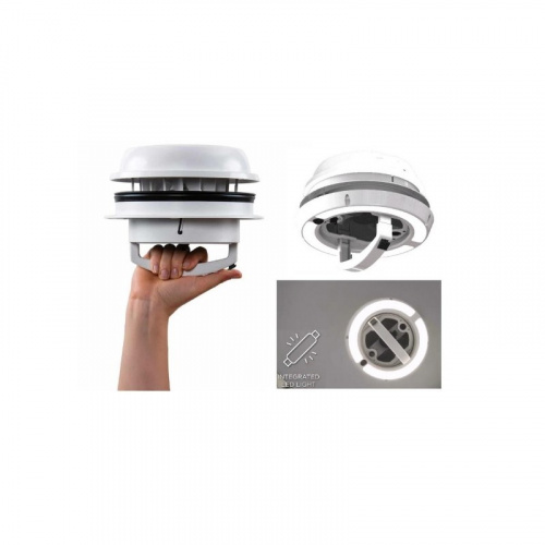 MaxxFan Dome s LED